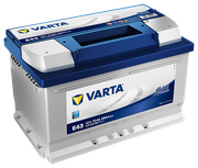 Аккумулятор автомобильный Varta Blue Dynamic E43 6СТ-72 обр. (низкий) 278x175x175