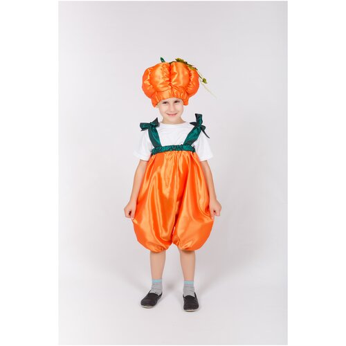 фото Карнавальный костюм детский "тыква" (оранжевый, р- р 26) elite classic