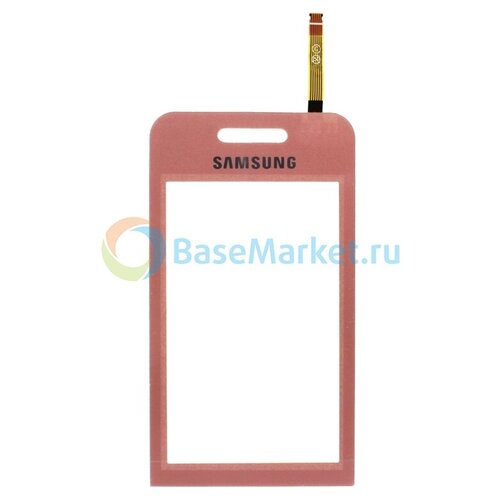 Тачскрин (сенсор) для Samsung S5230 Star (розовый) (HQ)