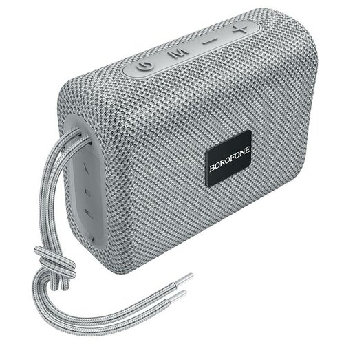 Колонка Borofone BR18 Encourage sports BT/microSD/USB/AUX 500mAh серая