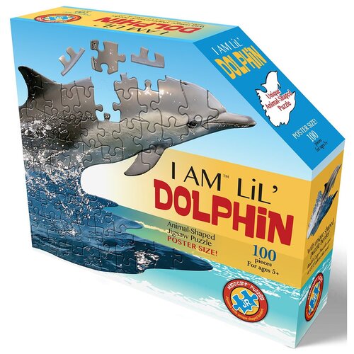 Пазл Madd Capp Дельфин (4006), 100 дет. пазл контурный дельфин 100 деталей