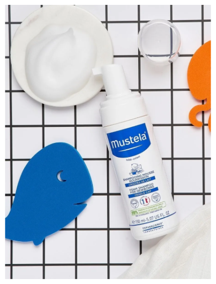 Mustela Шампунь-пенка от молочных корочек для новорожденных 150 мл (Mustela, ) - фото №5