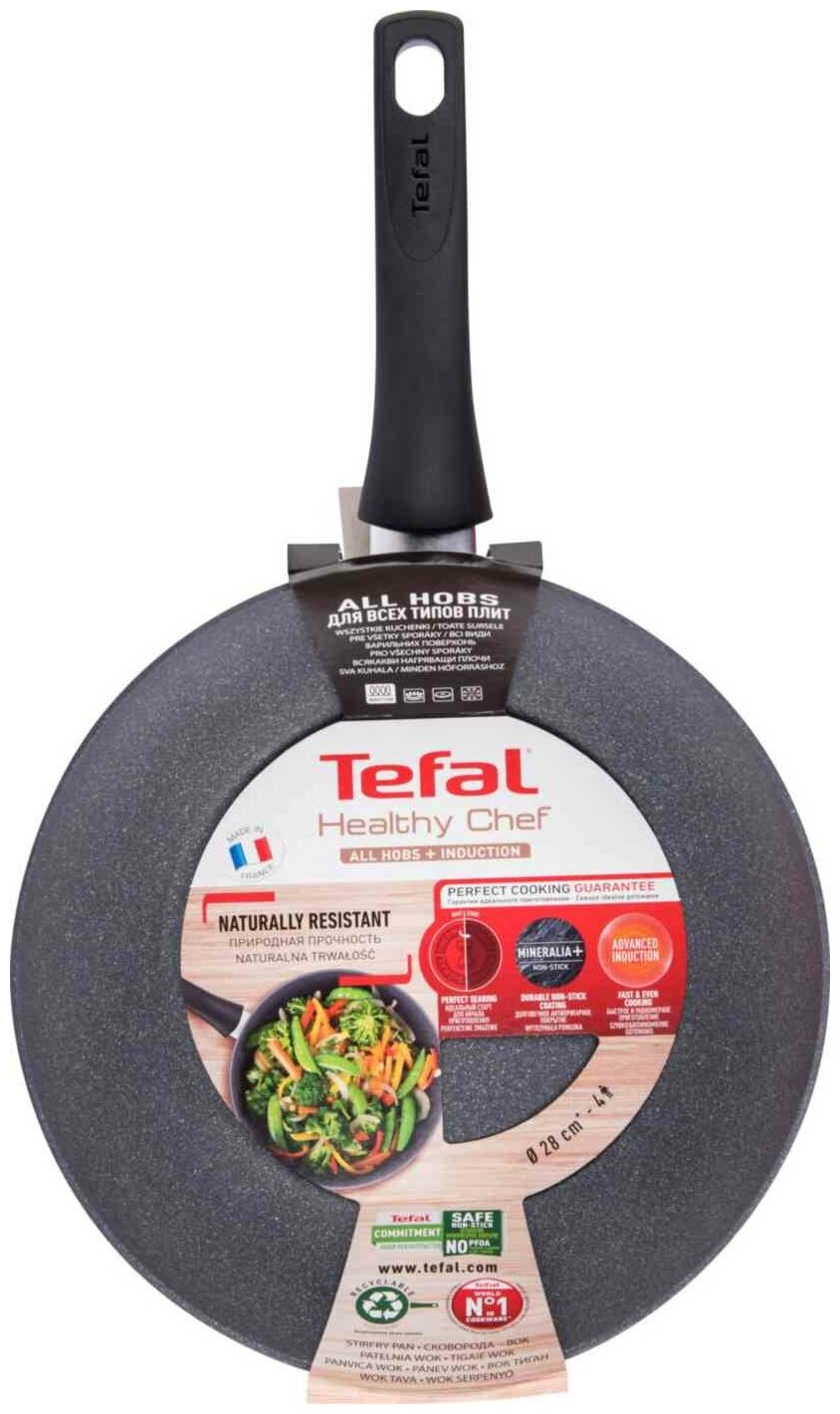 Сковорода вок Tefal - фото №17