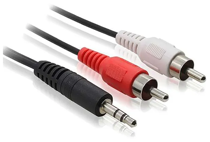 Кабель Jack 3.5 mm - 2RCA, тюльпан-джек, провод 7 м