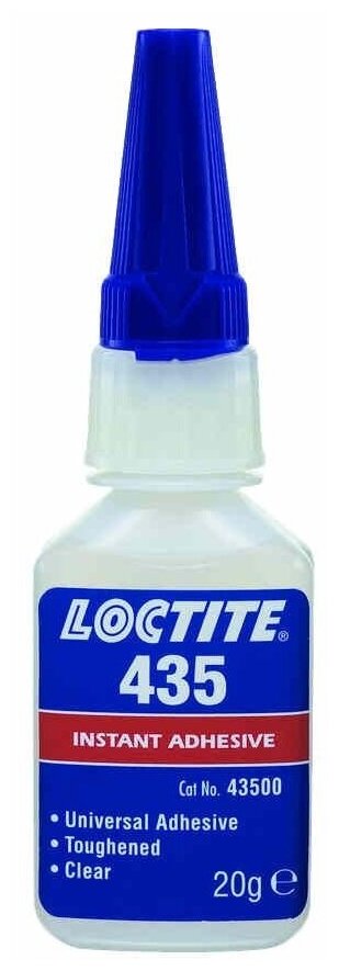 Клей моментального отверждения повышенной прочности Loctite 435 (20 гр) - фотография № 1