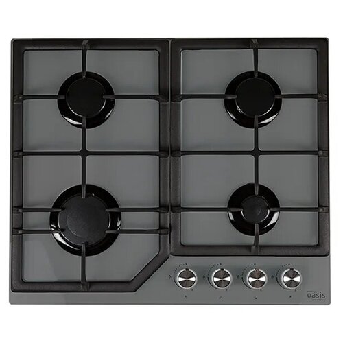 Поверхность газовая making OASIS everywhere P-GG F серый стекло чугун гк 2086000₽