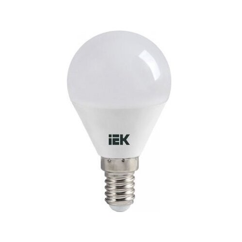 фото Iek lle-g45-7-230-40-e14 лампа светодиодная eco g45 шар 7вт 230в 4000к e14 iek