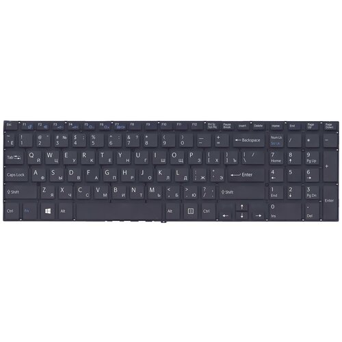 Клавиатура iQZiP для ноутбука Sony FIT 15 SVF15 черная 1290₽