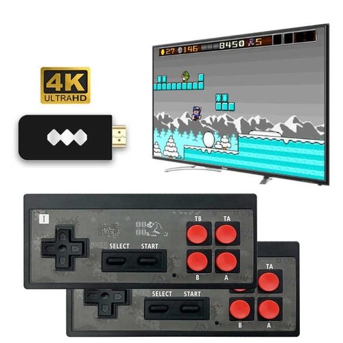 Игровая консоль HDMI NES 8bit +568 игр 2 геймпада