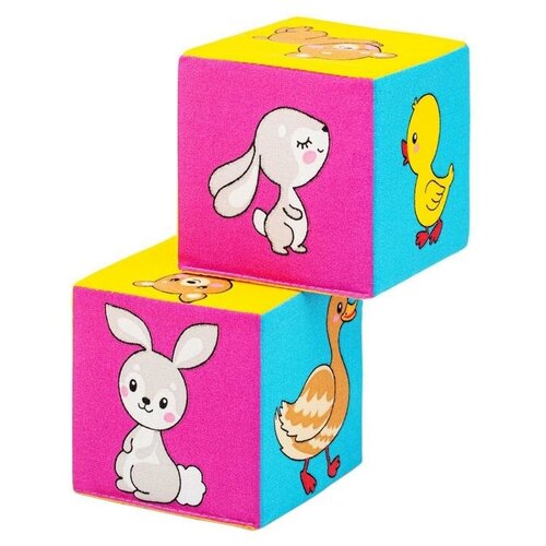 Мякиши Набор мягких кубиков «Мама и Малыш» игрушка кубики мякиши мама и малыш