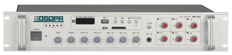 DSPPA MP-210U Комбинированный микшер-усилитель 60 Вт