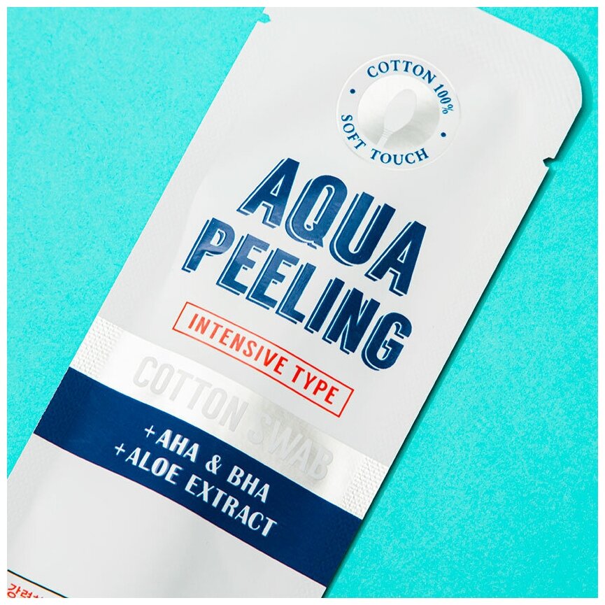 Ватная палочка для пилинга A`PIEU AQUA PEELING c 8% AHA и BHA-кислотами и экстрактом алоэ вера (интенсивного действия) 3 мл