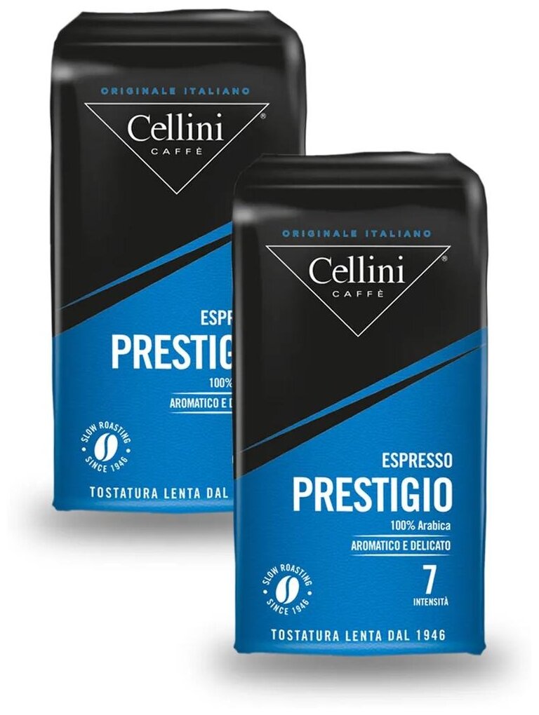 Кофе молотый Cellini Prestigio 2х250 гр в/у