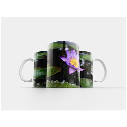 фото Кружка "lotus, цветок, водоросоль" 320 мл lotsprints