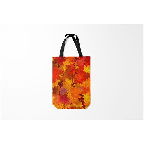 фото Сумка-шоппер / 31х42 см / популярные иллюстрации / природа осенние листья burnettie