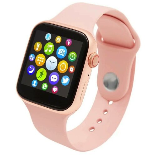 Умные смарт часы Мужские женские детские Фитнес браслет наручный Смартчасы спортивные с телефон смартфон Розовые 419900₽