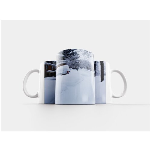 фото Кружка "глубокий снег, зима, мичиган" 320 мл lotsprints