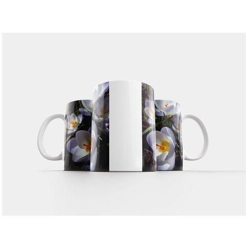 фото Кружка "крокусы, цветы, весна" 320 мл lotsprints