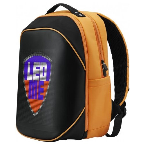 фото Рюкзак с led-панелью prestigio ledme для ноутбука 15.6" (black/orange)