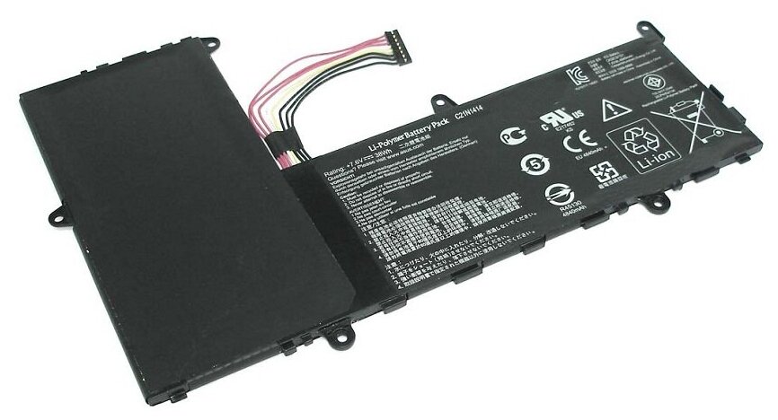 Аккумуляторная батарея для ноутбука Asus EeeBook X205TA (C21N1414) 7.6V 38Wh