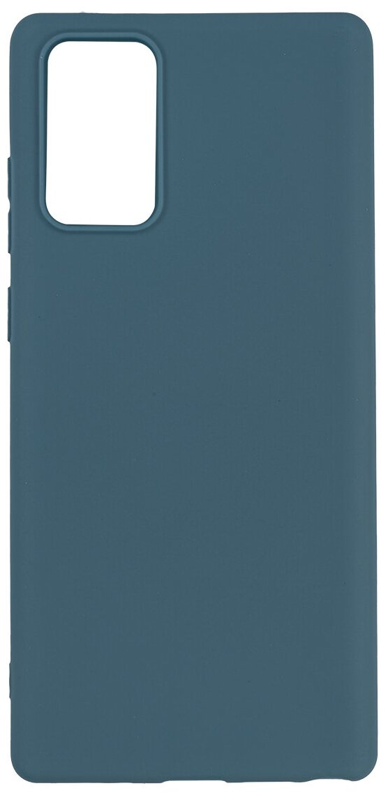 Чехол для Samsung Galaxy Note 20. Силиконовый. Морская волна.
