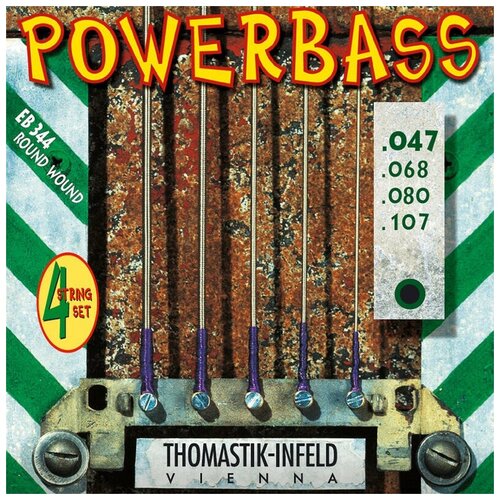 THOMASTIK EB344 Power Bass струны для 4х струны для бас гитары -гитары, Long Scale, 47-107