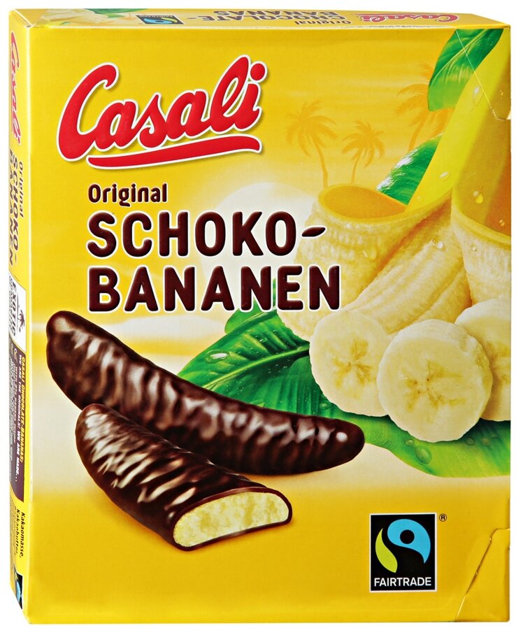 Банановое суфле в шоколаде Schoko-Bananen 150гр - фотография № 1