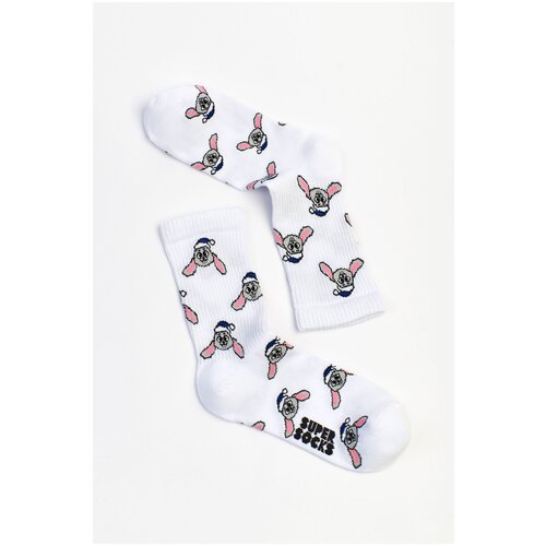 Женские носки Super socks, размер 35-40, белый