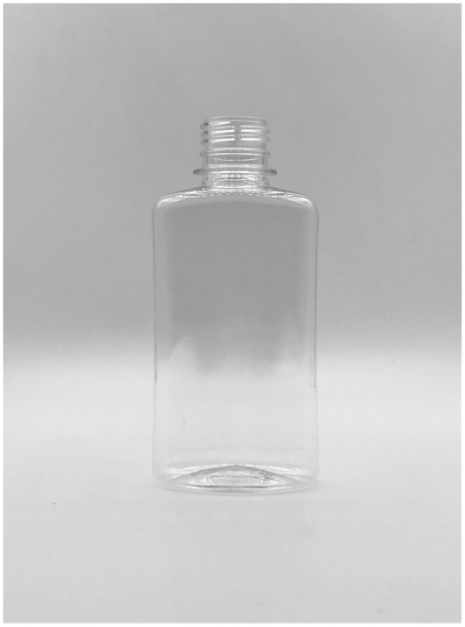 Бутылка пластиковая, Плоская, 200 мл, 10 шт