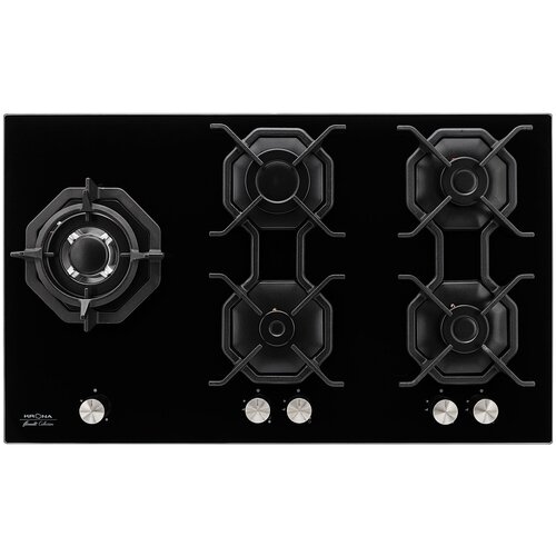 Газовая варочная панель Krona GRANDE 90 BL черный 2432200₽