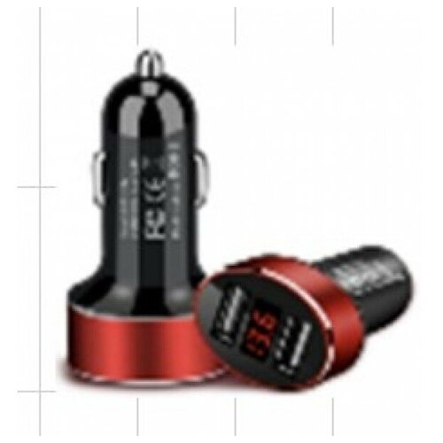Зарядное устройство с вольтметром/амперметром UCC-2-25-VM WIIIX черный/красный