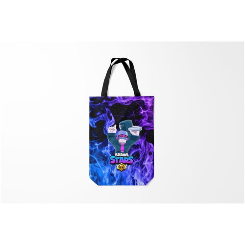 фото Сумка-шоппер / 31х42 см / геймерам / brawl stars dj frank burnettie