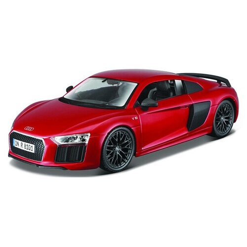 Сборная модель автомобиля Audi R8 V10 Plus, металл 1:25 Maisto maisto 1 24 audi r8 v10 plus metal luxury vehicle diecast pull back cars model toy collection xmas gift