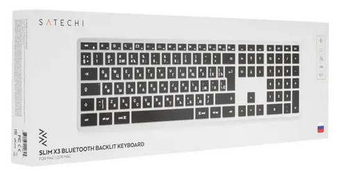 Клавиатура Satechi ST-BTSX3M-RU Bluetooth Keyboard-RU (Russian) - фото №7