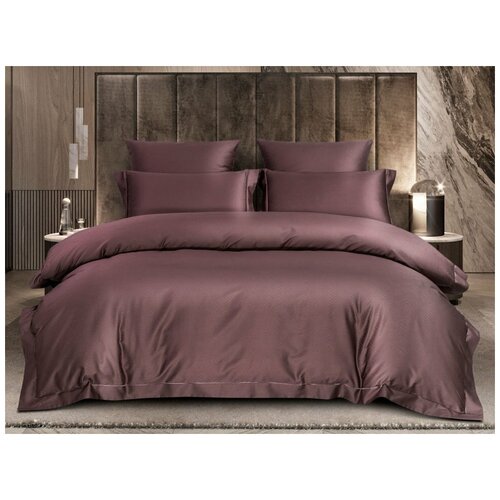 фото Комплект постельного белья евро, хлопковый жаккард 1386-6 asabella