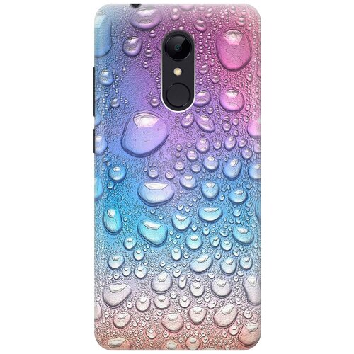 фото Силиконовый чехол на xiaomi redmi 5 / сяоми редми 5 с принтом "множество капель gosso