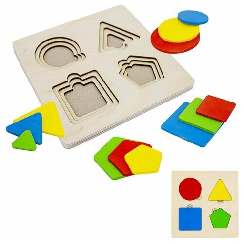 Дер. Рамка вкладка Геометрические фигуры БП-00000288