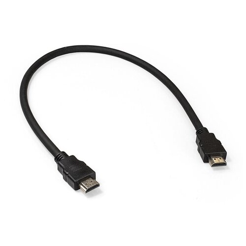 Exegate EX287728RUS Кабель HDMI ExeGate EX-CC-HDMI2-0.5 (19M/19M, 0,5м, v2.0, 4K UHD, Ethernet, позолоченные контакты) комплект 5 штук кабель hdmi exegate ex cc hdmi2 1 8f 19m 19m v2 0 1 8м 4k uhd ethernet