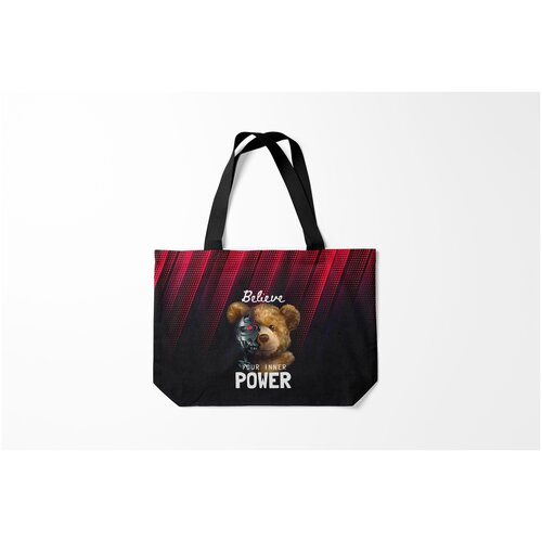 фото Сумка-шоппер / 46х35 см / популярные иллюстрации / другие power burnettie