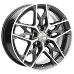 Колесный Диск Khomen Wheels KHW1709 (Optima) 7x17 5x114,3 D67,1 ET50 Gray-FP - изображение