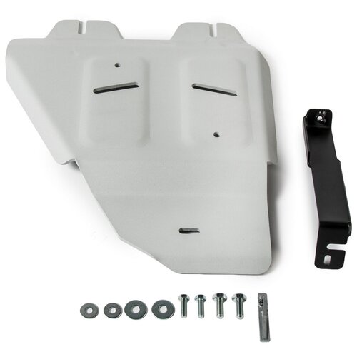 фото Защита рк rival для lexus lx iii 2007-2015 2015-н. в./toyota land cruiser 200 2007-2015 2015-н. в штампованная, алюминий 6 мм, с крепежом, 2333.9508.1.6