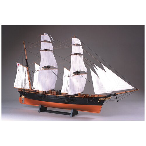 Модель парусника от Woody Joe (Япония), Kanrin Maru, 820х203х487 мм, М.1:75