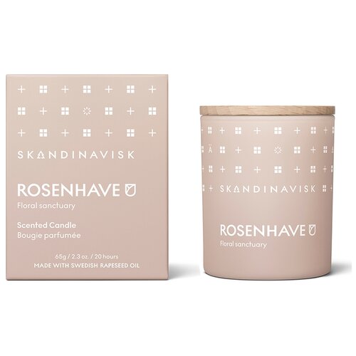 Свеча SKANDINAVISK ROSENHAVE SK20210, розовый