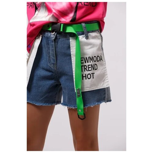 фото Шорты джинсовые deloras, размер 146 см, синий, 20943