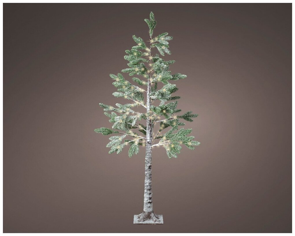 Светодиодное дерево сосна заснеженная, outdoor, L40-W40-H150 см-240L, теплый белый