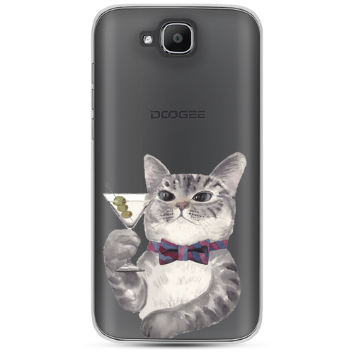 фото Силиконовый чехол кот джентльмен на doogee x9 mini / дуги x9 mini case place