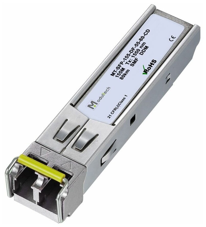 Модуль SFP 155 Мбит/с, 80 км, 1550 нм, SMF, LC