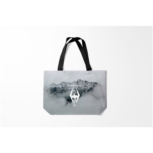 фото Сумка-шоппер / 46х35 см / геймерам / the elder scrolls tes v skyrim burnettie