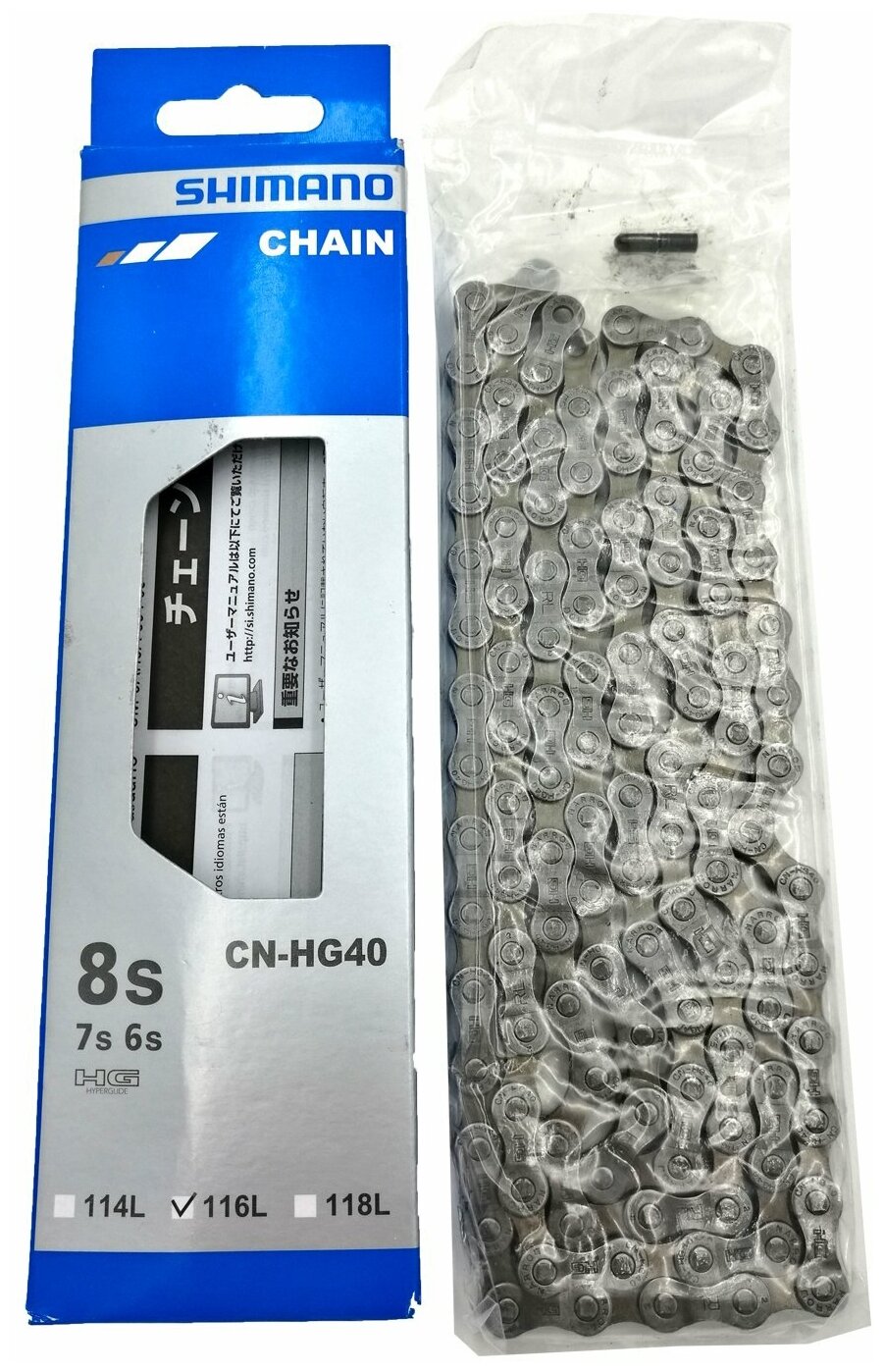  Shimano, HG40, 6/7/8, 116  .  (1)