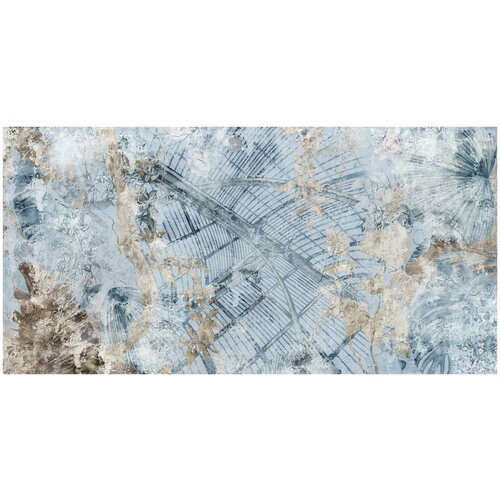 Фотообои Уютная стена Под сводами оранжереи в винтажном стиле холодный тон 500х270 см Виниловые Бесшовные (единым полотном)